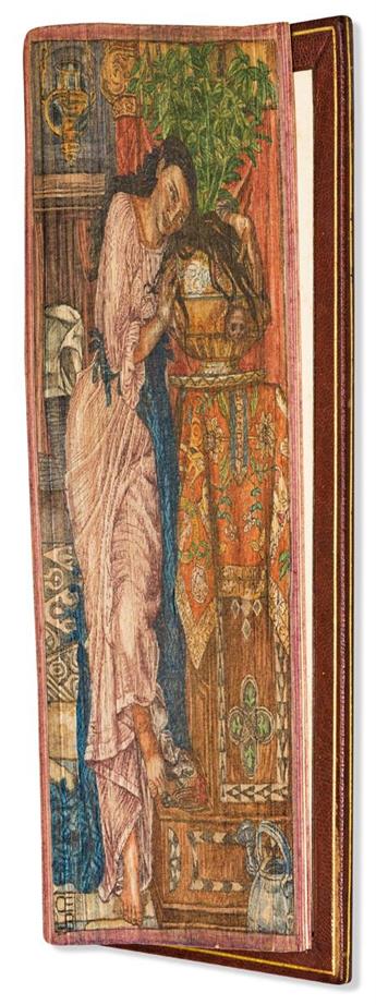 (FORE-EDGE PAINTING.) Keats, John. The Poetical Works.